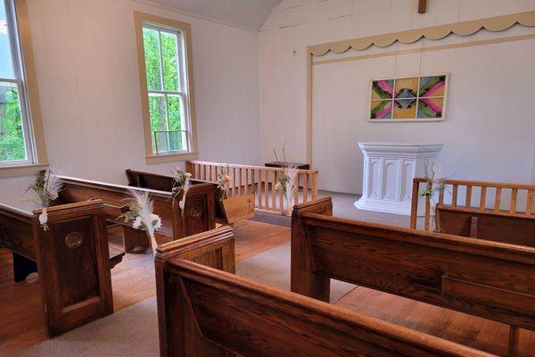 Inside the 1896 Chapel