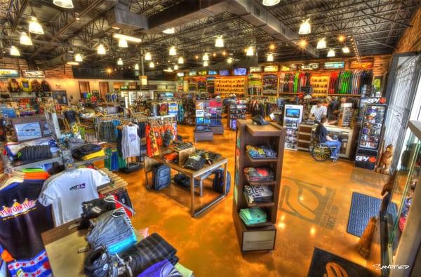 Interior shot of the new Performance Ski and Surf location on Sand Lake Road!