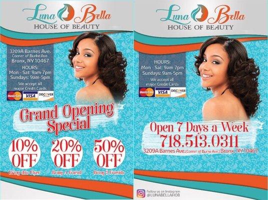 Luna Bella HOUSE OF BEAUTY