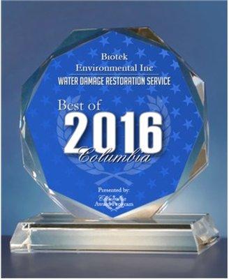 BioTek Environmental, Best of Columbia, 2016