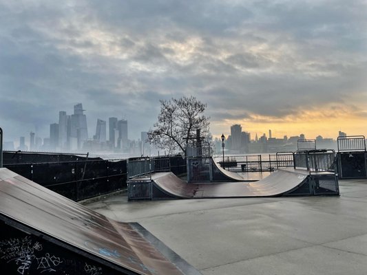 Hoboken Skate park credit to Reddit user - Fine_illdoit Great work!