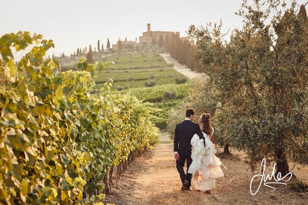 Elopement in Tuscany, Italy