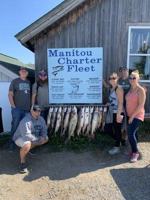 Leland Fishing Charters aboard the Maevelous with Capt. David Tropf