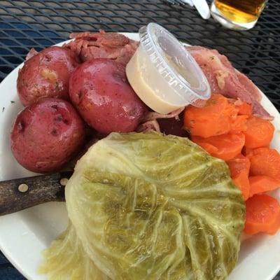 Corned Beef and Cabbage Dinner