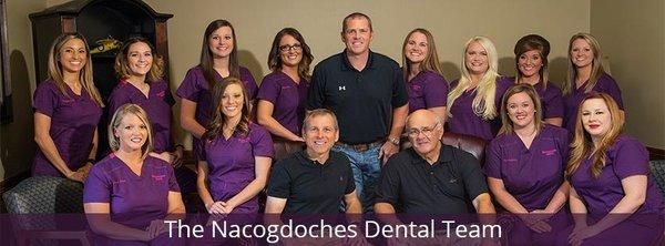 Our team at Nacogdoches Dental - We look forward to seeing your smile!