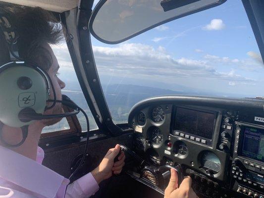 Flying over the PNW