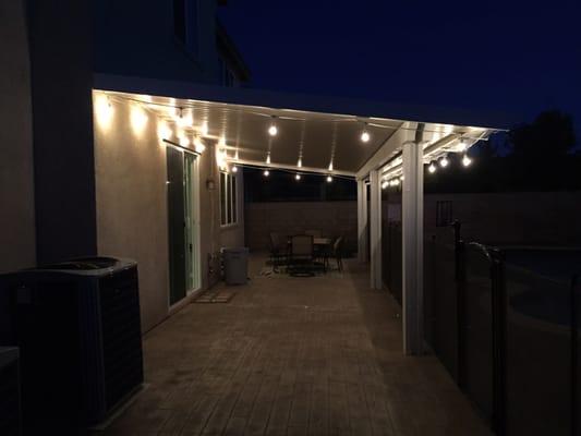 Patio lighting