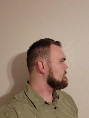 Side view haircut