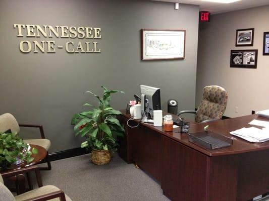 Tennessee 811's reception area