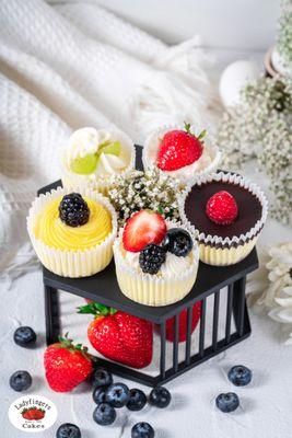 Assorted Cup Cakes shot for Ladyfingers Bakery at San Leandro, CA