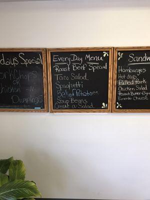 Menu Changes Daily