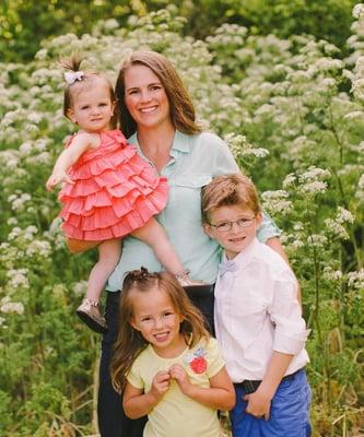 Dr. Kristin Newsom and family