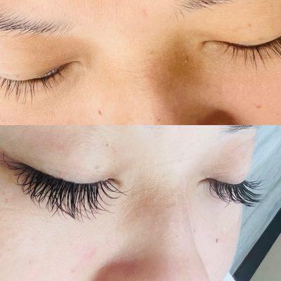 Classic eyelashes extensions