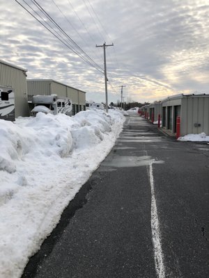 Lots of snow piles!