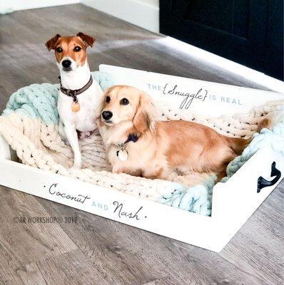 Make a custom bed for your furry friend