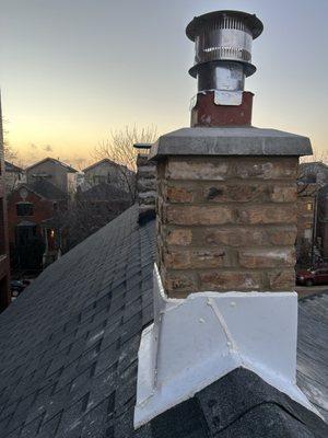 Stone Brick Chimney & Tuck Pointing