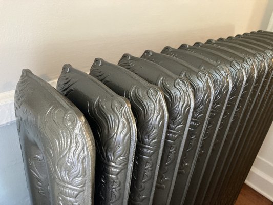 Antique radiator restoration by Metal Man Restoration.