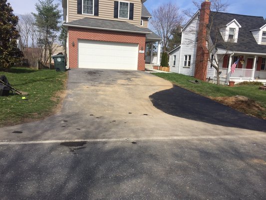 Driveway extended