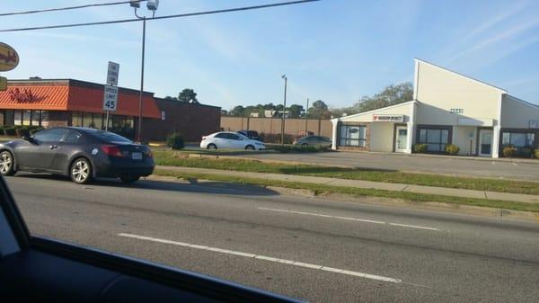 Next to Bojangles on Raeford Rd