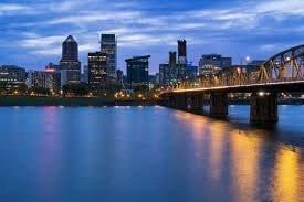 Beautiful downtown Portland