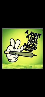 A joint a day keep the bad mood A way