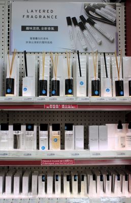 Scented Japanese diffusers, room spray, and rollerball perfumes