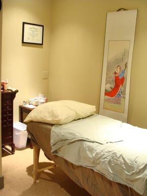 Our acupuncture room