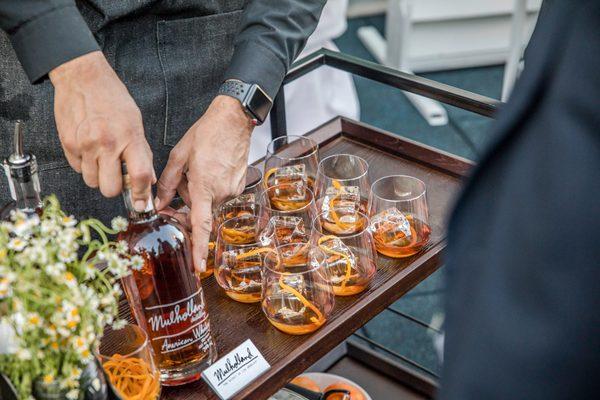 Personalized Whiskey Cart at Space Center Houston in Texas