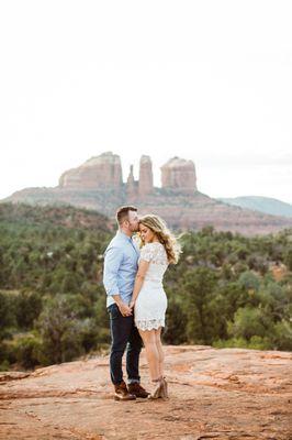 Cathedral Rock Sedona Arizona Engagement