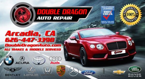 Double Dragon Auto Repair Promo