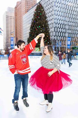 Downtown Detroit Engagement Session