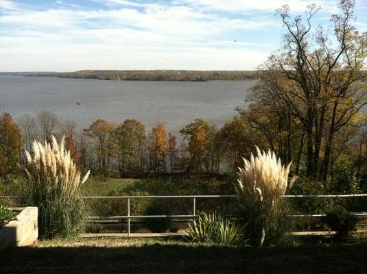 Potomac view is astounding, especially with the fall colors.