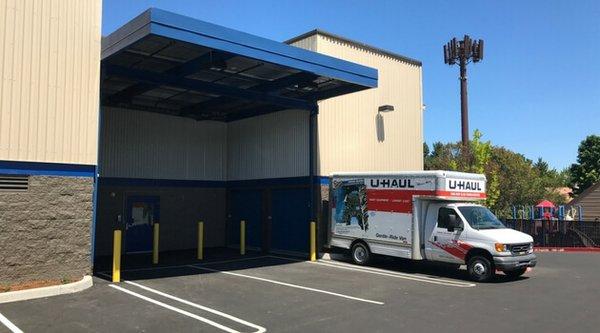 West Coast Self-Storage Beaverton, covered loading