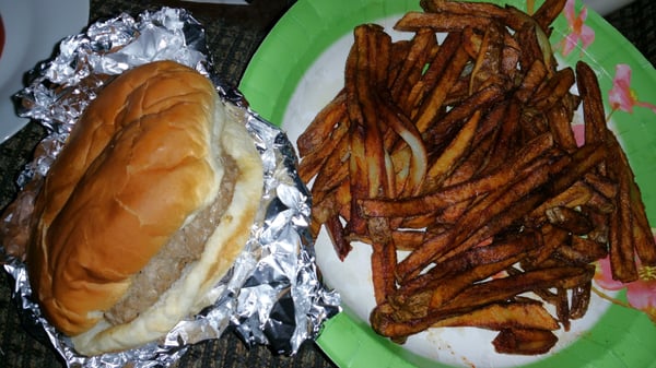 Burger & fries