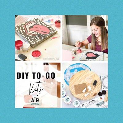 Order a DIY To-Go Kit online and craft at home! All materials and instructions included. Easy and fun for all ages.