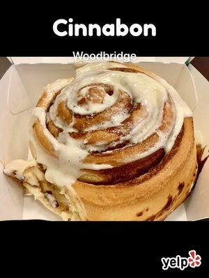 Hot fresh Cinnabon's...