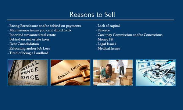 Reasons to sell