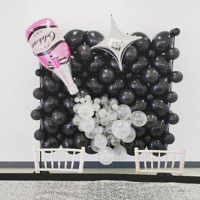 Champagne Balloon Wall