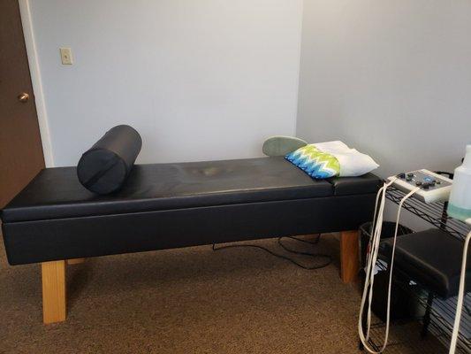 One of the therapy roller massage beds