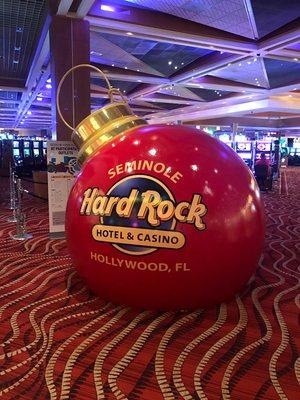 Custom, Holiday Signage for the Hard Rock Hotel & Casino in Hollywood, Florida