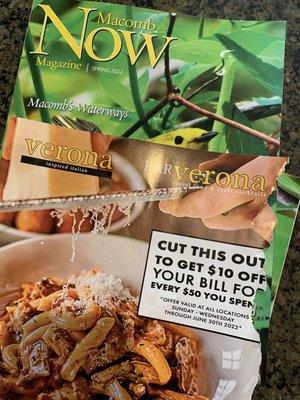 Wow!! They have $10 Off Coupons out right now! Look in the current Macomb Now Magazine!