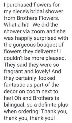 Flower shop review