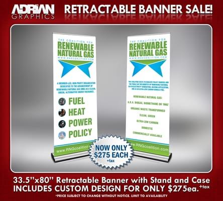 Retractable Banner Sale!!!