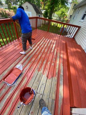 Deck paint