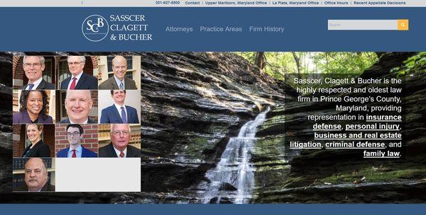 Sasscer Clagett & Bucher Firm Website