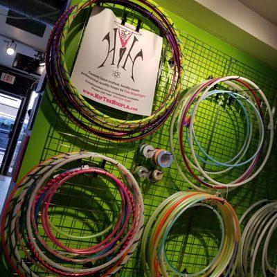 Locally made pro custom hula hoops by Hip The Hoopla since 2013!