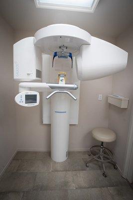 In addition to digital intraoral X-rays, we also have digital panoramic and state of the art Cone Beam radiographs as well for 3-D xrays