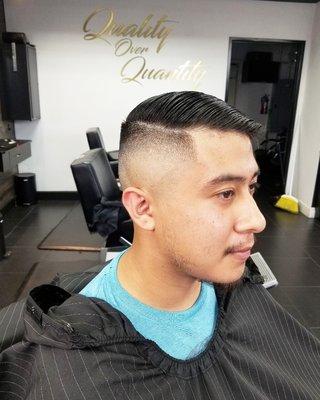 High skin fade