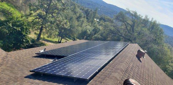 Solar with a view Oakhurst, CA  LG Solar Panels