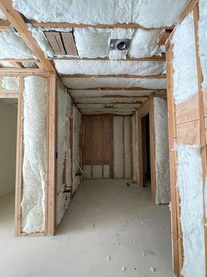 Insulation ready for drywall!